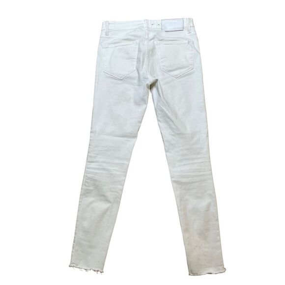 AllSaints White Cropped Skinny Jeans Size 27 | Mast Fit Designer Denim - Picture 9 of 13
